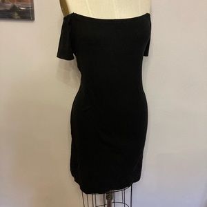 Forever 21 Off Shoulder Black Dress Sz 3x